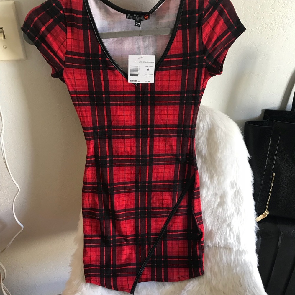 Plaid Dress NWT